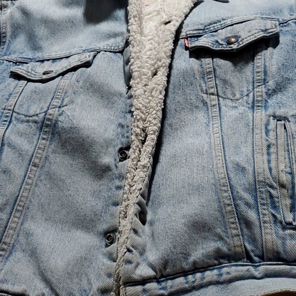Vintage Levi's sherpa trucker jacket